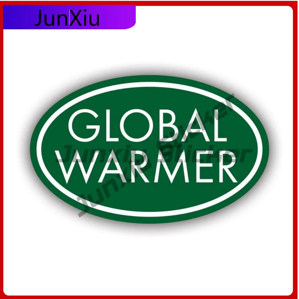 

Oval Global Warmer Sticker Uv Protected Decals Auto Decor Car Sticker Vinyl Decal Round Sun Protection Waterproof Durable For