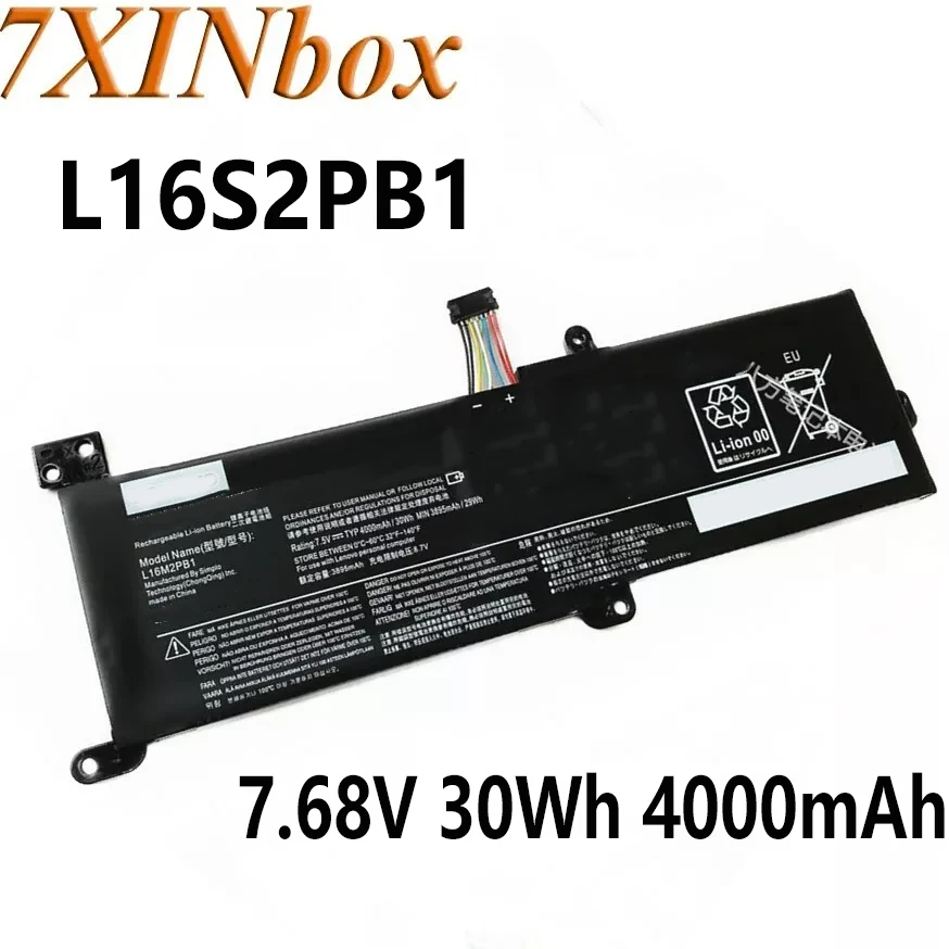 

7XINbox L16S2PB1 L16S2PB2 L16C2PB1 L16C2PB2 7.68V 30Wh 4000mAh laptop batteries for Lenovo 320-15ABR/15ISK