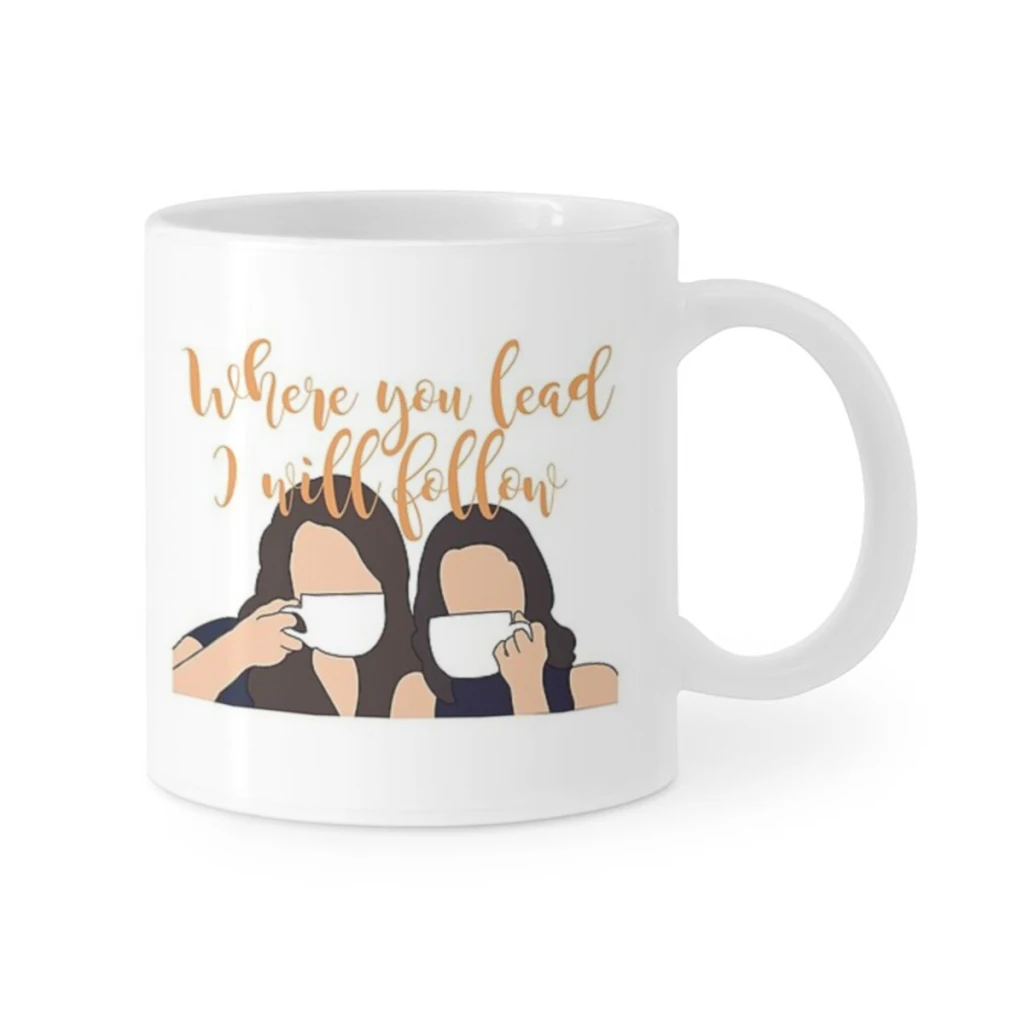 Where you lead I will follow Coffee Milk Cup Mocha Mug 11oz Ceramic Tea Cup Coffee Mug Friends Birthday Gift