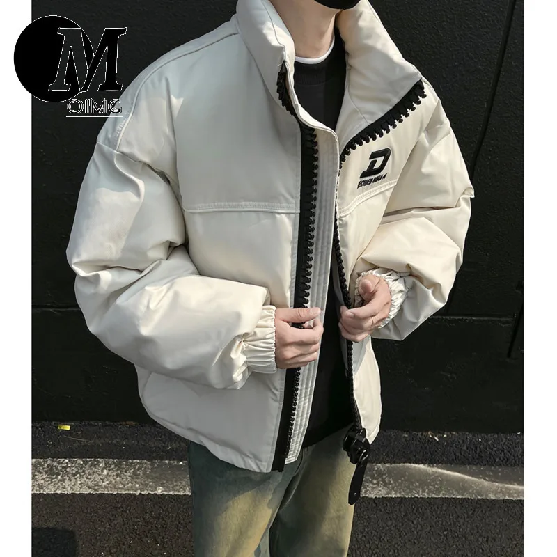 [OIMG] Mainly Promoting Winter Clothing, American Embroidery Large Zipper Couple Cotton Jacket, Stand Up Collar Jacket