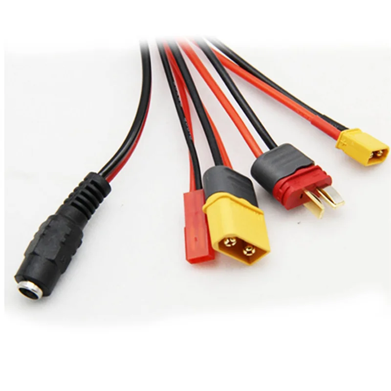 20Cm 16AWG 4.0Mm Banana Plug XT60 To 18Awg XT60 XT30 DC5.5 Charger Adapter Cable for IMAX B6 ISDT Charger RC FPV(A)