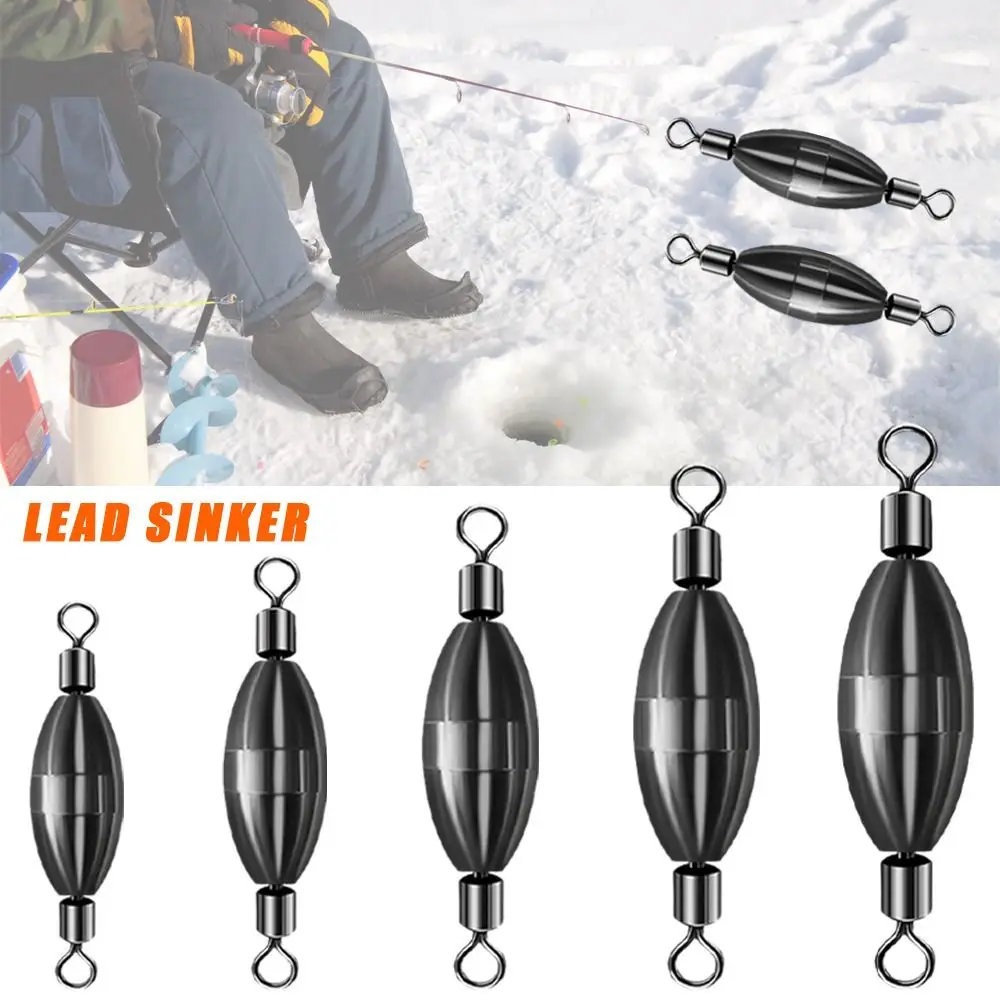 10/20pcs 2024 weight Lead Sinker Weights Additional Weight Sinker Sharped Split Fishing Lead fall Fishing Tackle