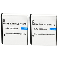 For Samsung SLB1137C SLB-1137C Battery Samsung I7,Digimax I7 I7 Digital Camera High Capacity Power Bank 1200mAh Camera Batteries