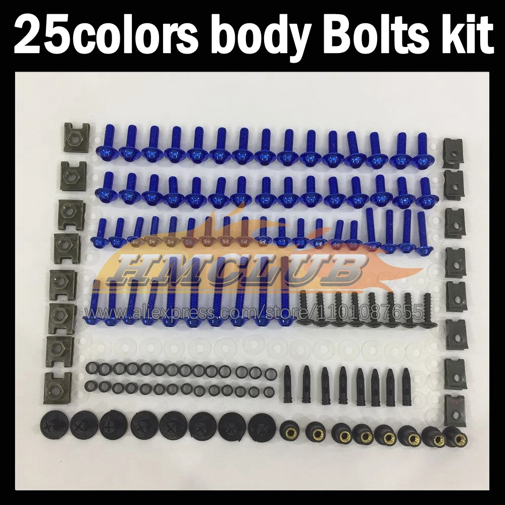 268ps Full Screws Kit Body bolt For SUZUKI GSXR1000 K9 GSXR 1000 1000CC 09 10 11 12 2013 2014 2015 2016 Fairing bolts screw NutS