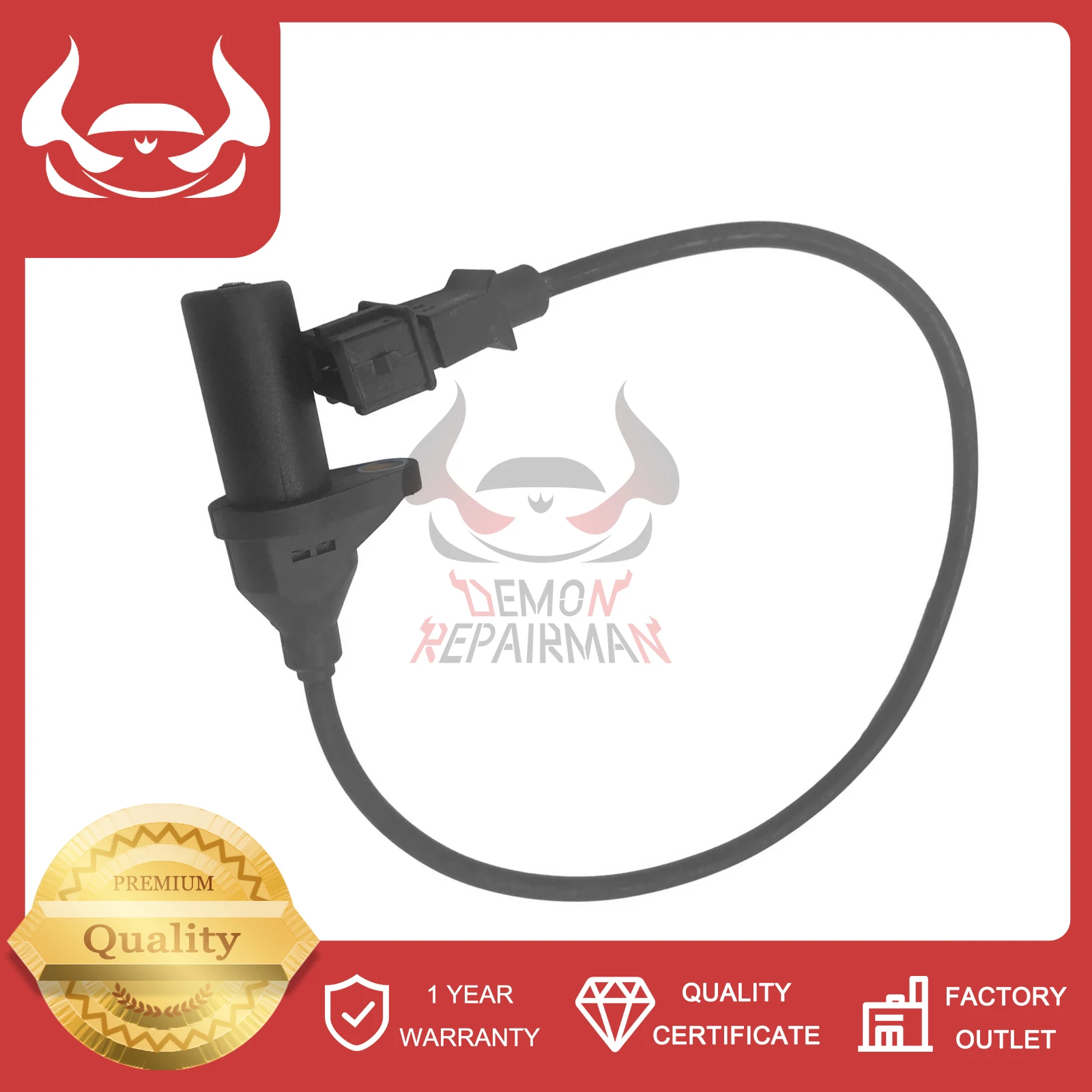 High Quality RPM Engine Speed Sensor 46411427 46440840 Compatible With Fiat Punto Stilo Lancia Y 1993-2012 1.2 1.6L Replace Part