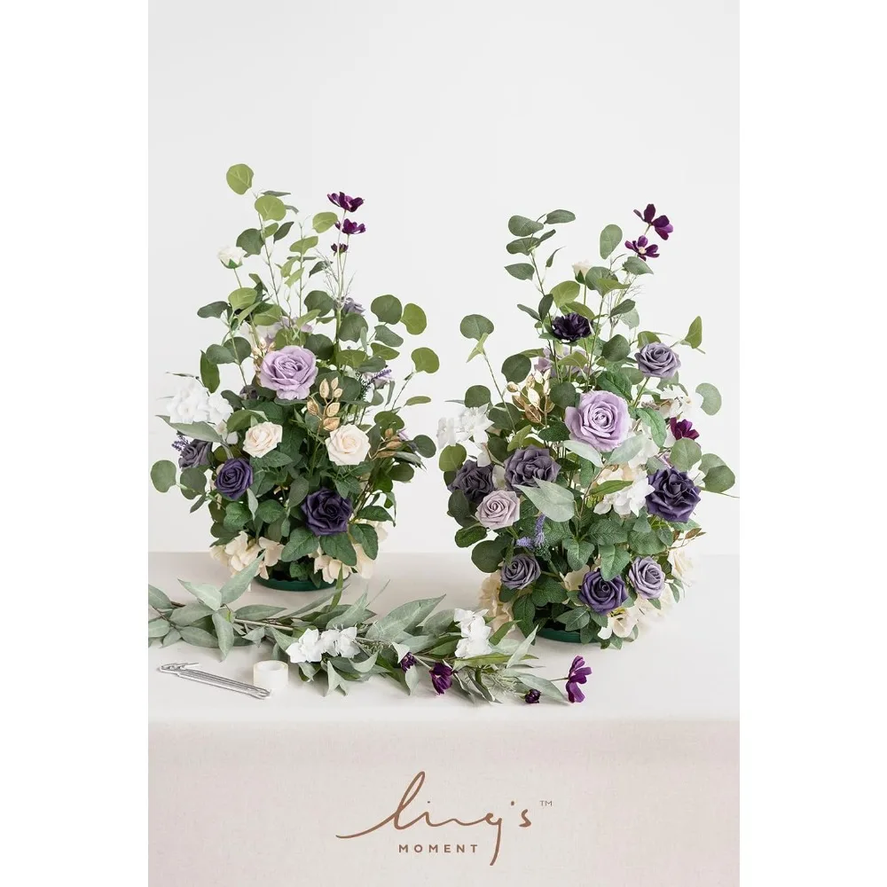 

2 independent artificial flowers, used for wedding arches and stage decoration, ceremonial receptions, and party decoration