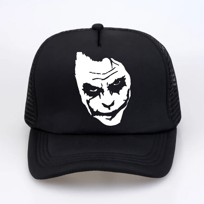 salute Heath Ledger Most classic Joker Baseball caps men Black Red Casual Breathable Mesh hat homme dark Violence Aesthetics cap