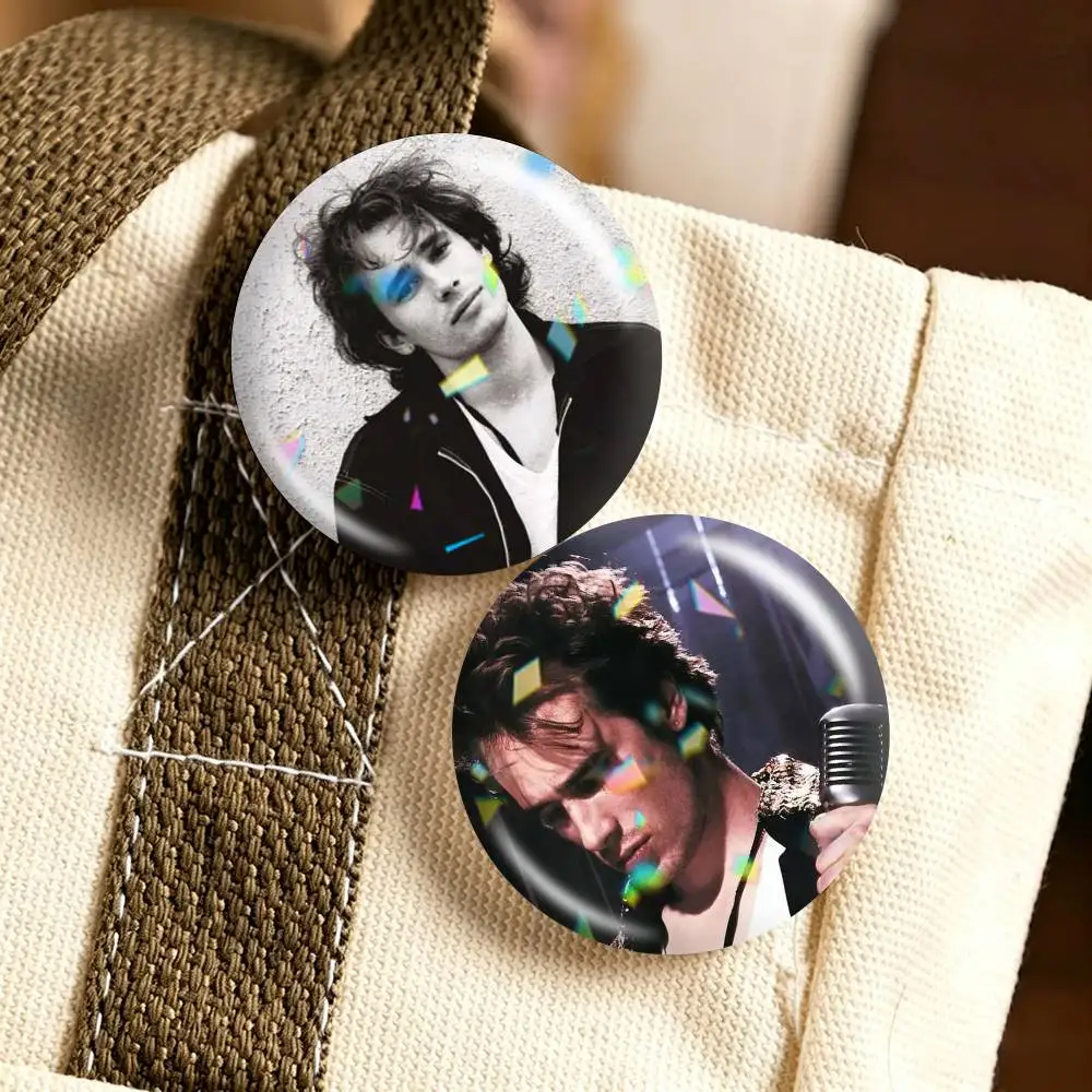 Singer J-Jeff B-Buckley  25mm 32mm 44mm 58mm 75mm Brooches Badges Pins for Accessories Gift