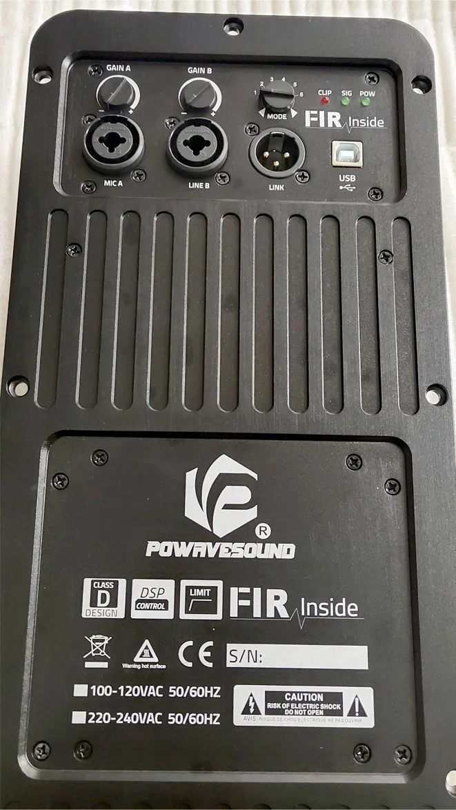 

Professional outdoor active line array speaker amplifier module 2-way bi amp design 800 +300W d class switching power amplifier