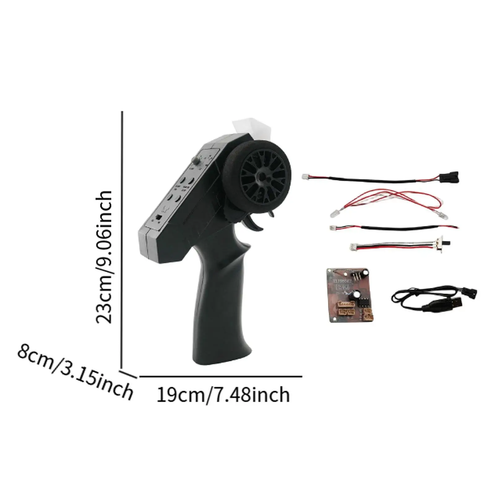 Remote Control Transmitter Kit for MN78 MN128 MN168 RC Crawler Upgrade Accessories - view 3