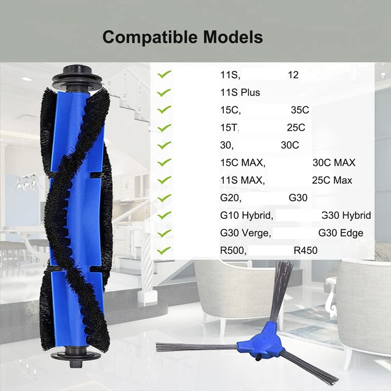 แปรงทำความสะอาดด้านข้างหลักใช้กับหุ่นยนต์15C 35C 30C eufy robovac 11S ได้