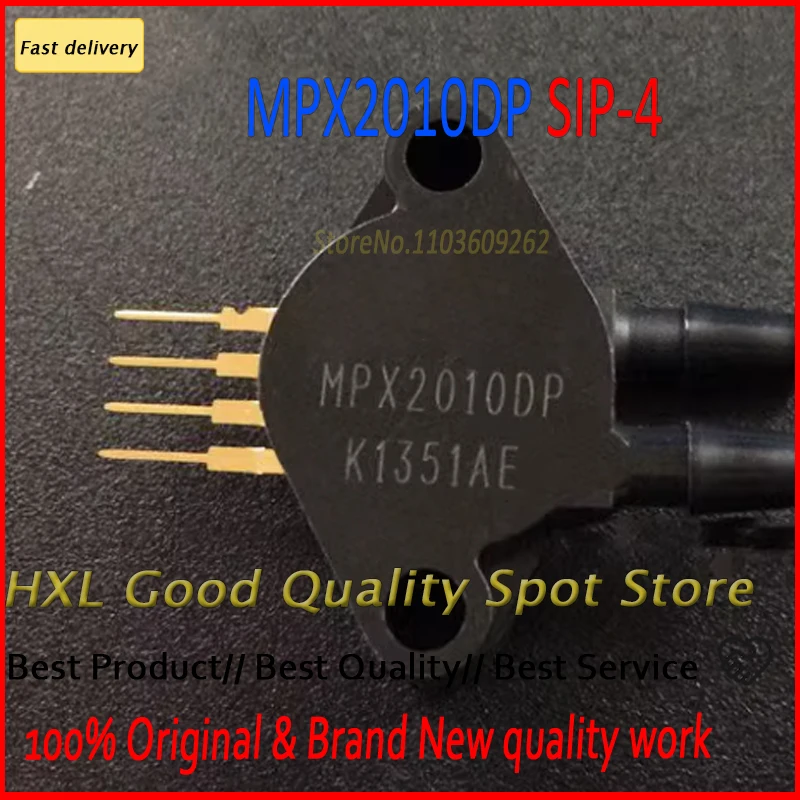 Original 1-10PCS/Lot MPX2010DP sensor MPX2010 Board Mount Pressure 0kPa to 10kPa Differential 4-Case