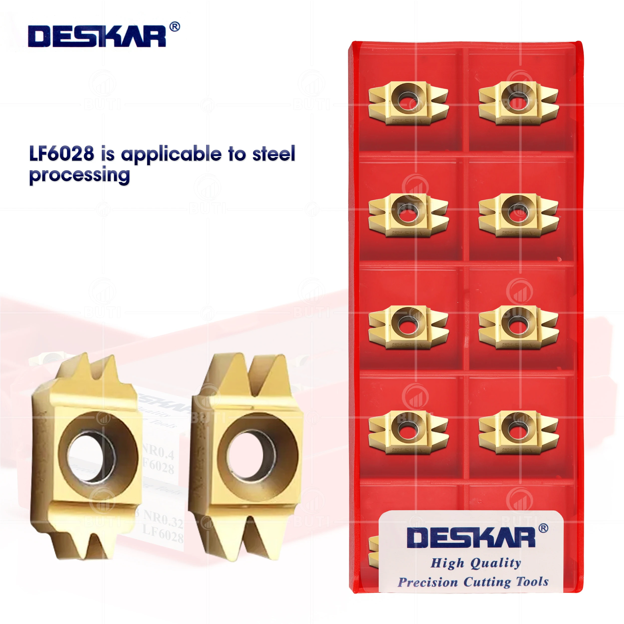 DESKAR 100% Original FDL2.34 WR0.2/NR0.4 FDL3.56 WR0.43/NR0.32 LF6028 CNC Lathe Cutter Belt Pulley Carbide Inserts Turning Tools