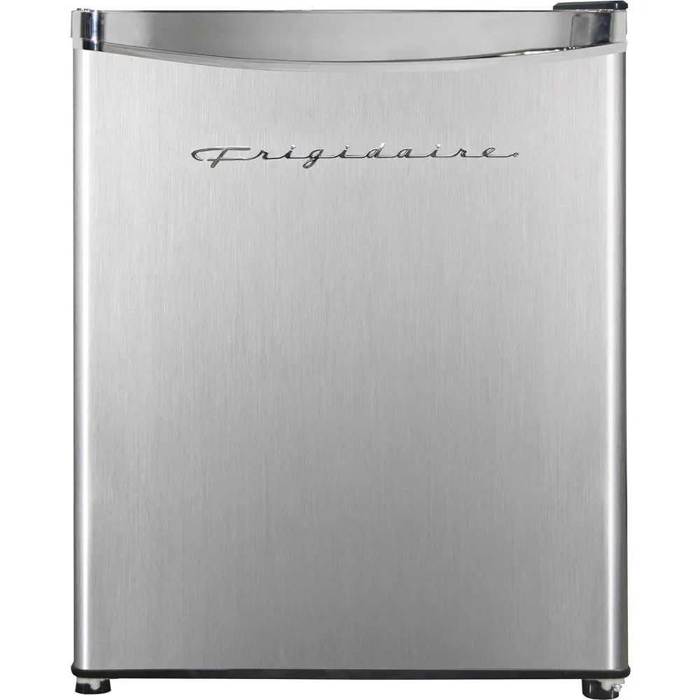 

1.6 cu ft Stainless Steel Mini Fridge. Perfect for Home or The Office. Platinum Series, Small Portable Refrigerator, Mini Style