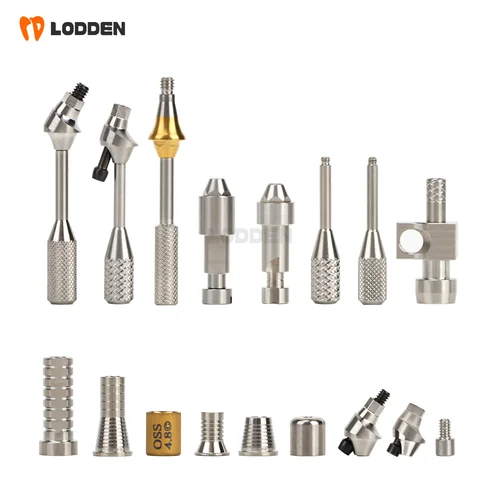 Imagen 2 del producto Sistema OSSTEM GS/TS de 5 uds., muelle multiunidad, implante compuesto, muñón de ángulo recto, Material de laboratorio Dental de aleación de titanio