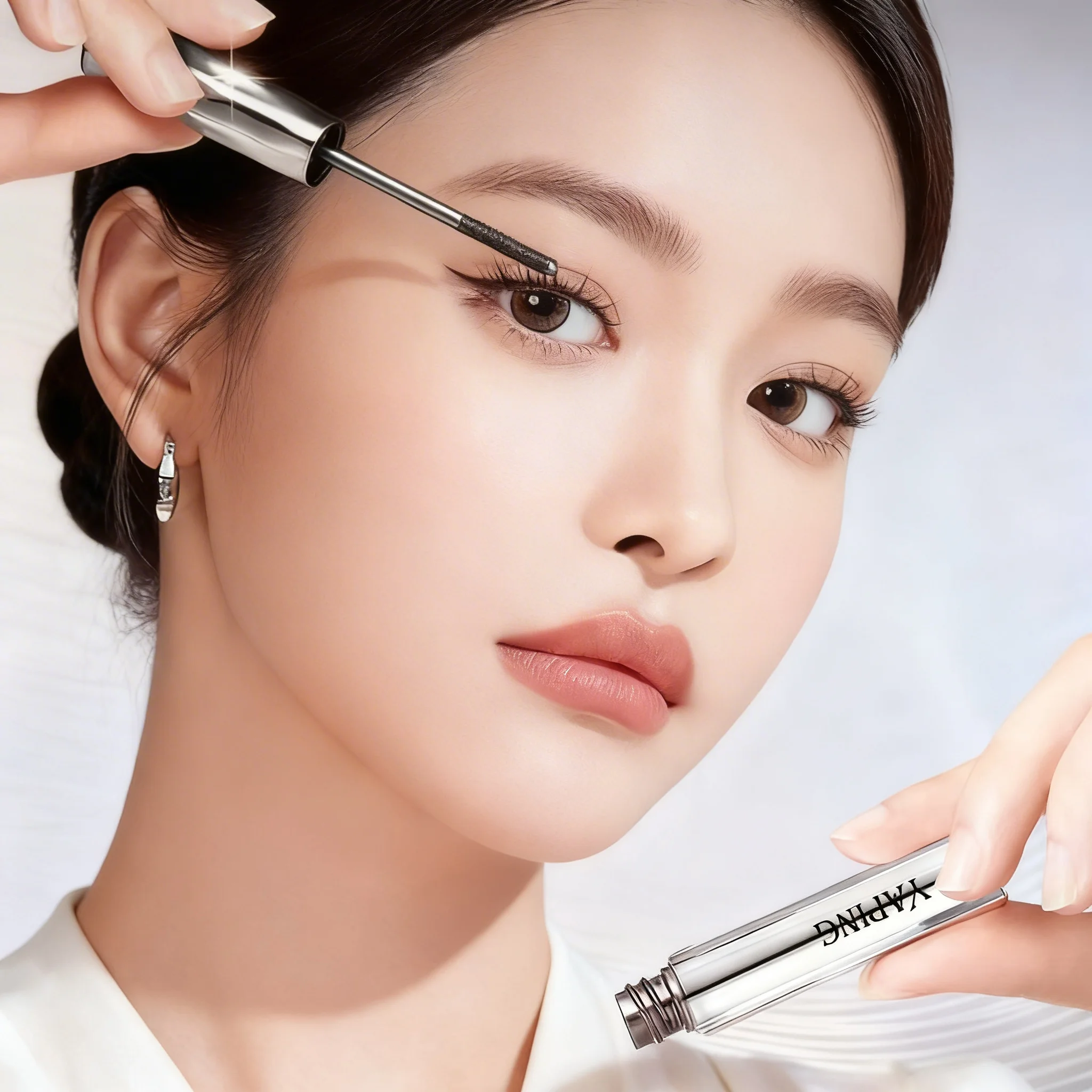 Black Mascara Eyelashes Mascara 4D Silky Eyelashes Lengthening Eyelashes Makeup Waterproof Mascara Volume Eye Cosmetics