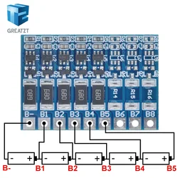 GREATZT 5S 4.2v li-ion balancer board 18650 21V li-ion balncing full charge battery balance board