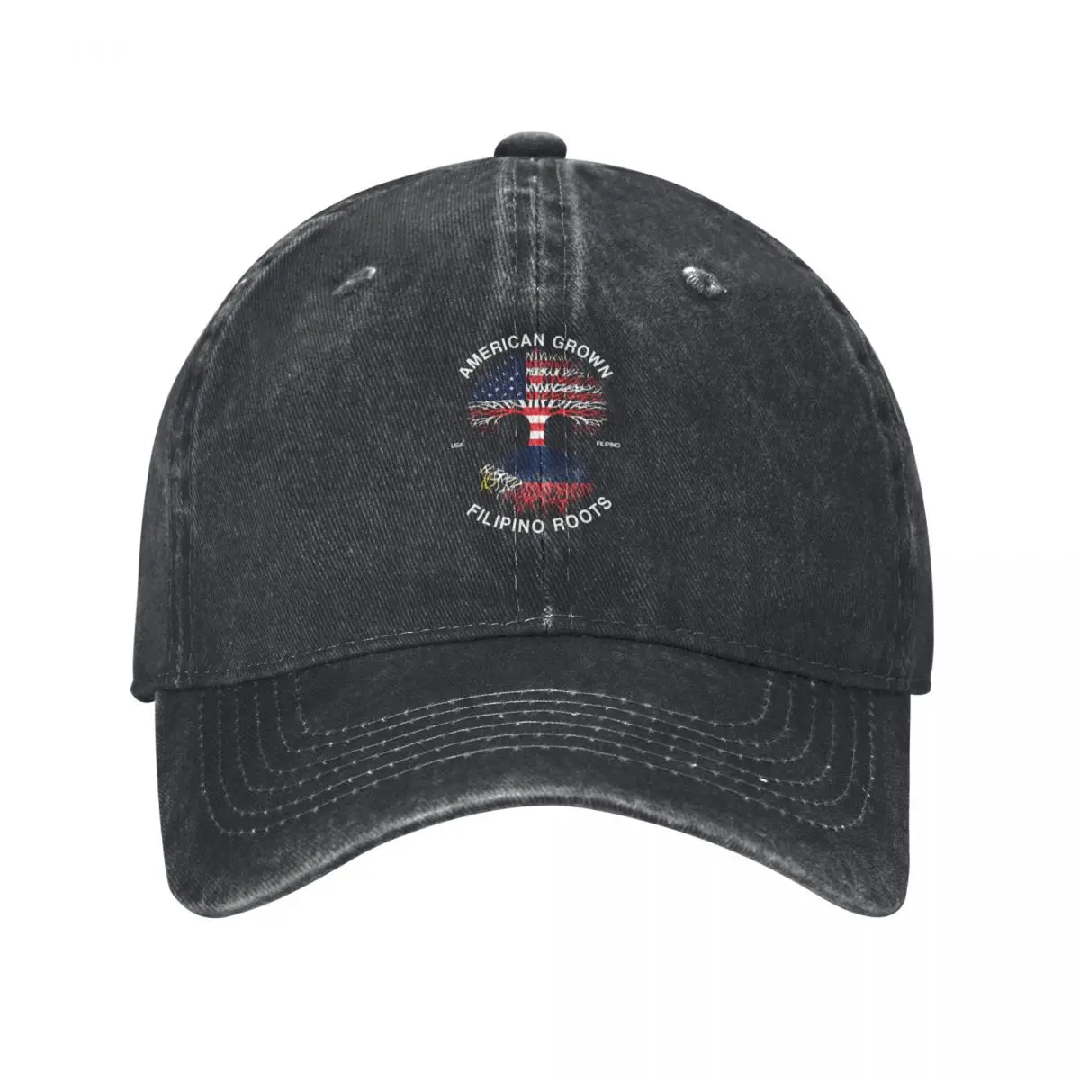 

American Grown FILIPINO ROOTS Baseball Cap Anime Hat Visor custom Hat Women's Golf Clothing Men's