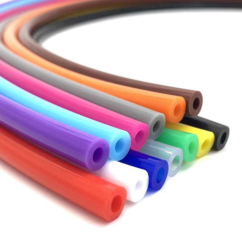 1 Meters Colorful Food Grade Silicone tube 2 3 4 5 6 7 8 9 10 12 Flexible Garden Rubber hose Aquarium Soft Tubing Silicone pipe