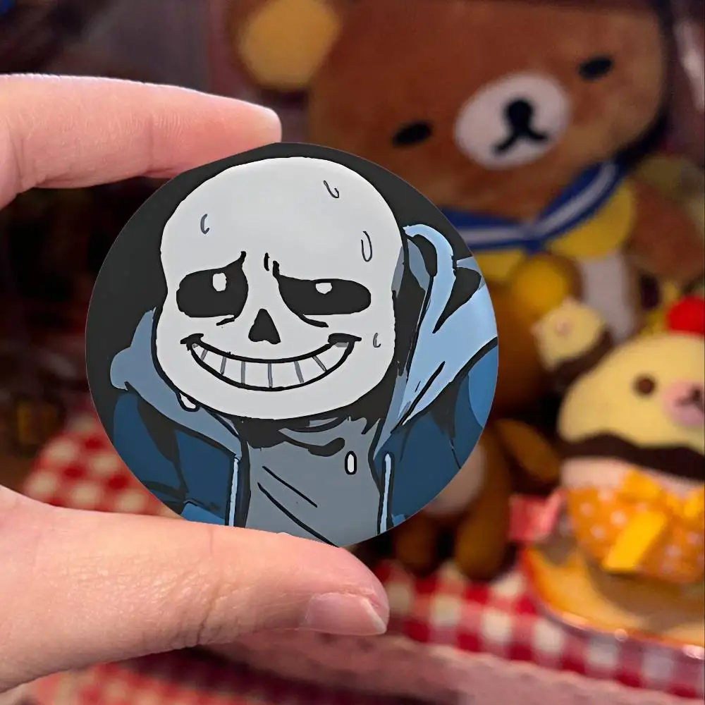 Cute H-Undertale Sans-W Badges Button PinsBrooch Creative Funny Quotes Badge Clothes Backpack Jewelry Gift For Kids Friends