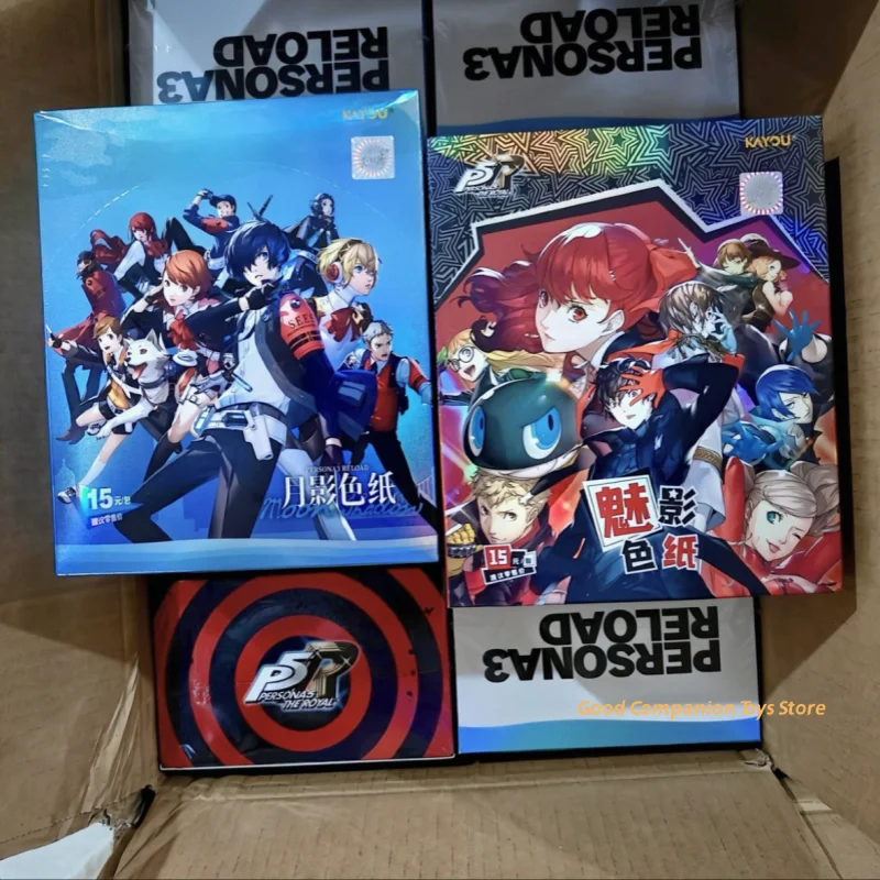 حقيقي KAYOU شخصية 5 الطبعة الملكية فانتوم ورقة ملونة إعادة تحميل القمر الظل P3 أنيمي نادر Sr Ur تحصيل بطاقة سلسلة هدية #4