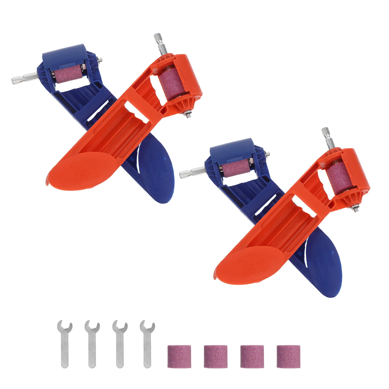 

4 set Portable Grinder: Compact Multi-Function Drill Bit Grinding Tool Precision Control Efficient Sharpening Electric Drill