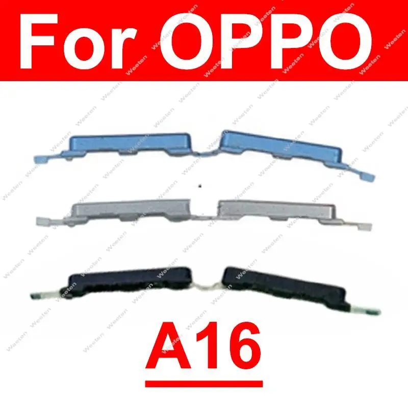 Volume Button Flex Cable For OPPO A16 4G Volume Key Up Down Switch Side Key Parts