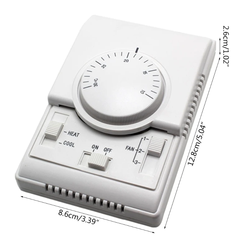 2023 New High Performance MT01 Mechanical Heat/ Cool Control Thermostat AC801 A  10～30℃ Constant Temperature