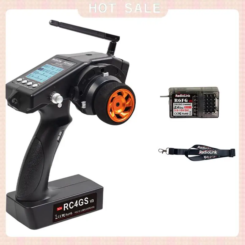 24-Hour Delivery Radiolink RC4GS V3 2.4G 5CH 400M Distance Remote Controller Transmitter R6fg Gyro Inside Receiver For RC Car Bo