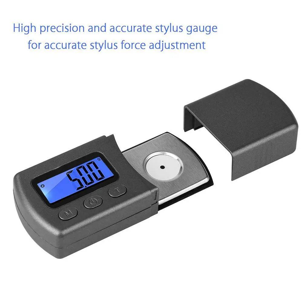 Portable Scale LCD Digital Turntable Stylus Force Meter Gauge Backlight High Precise Tracking Guage For Jewelry Scale New