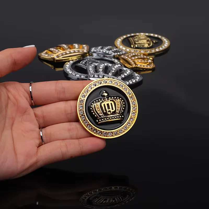 ملصقات تصميم تاج السيارة ، ديكور شعار السيارة المعدل ، إكسسوارات السيارات ، تويوتا ، مازدا ، كيا ، رينو ، أودي ، فورد ، سوزوكي ، هوندا #3