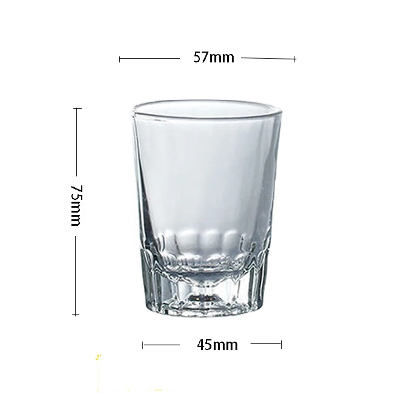 6pcs/4pcs/2pcs/1pcs Tea Cup 90ml Glass Cup Heat Resistant Transparent Water Cup Thickened Beer Cup Wine Cup Coffee Cup for Home
