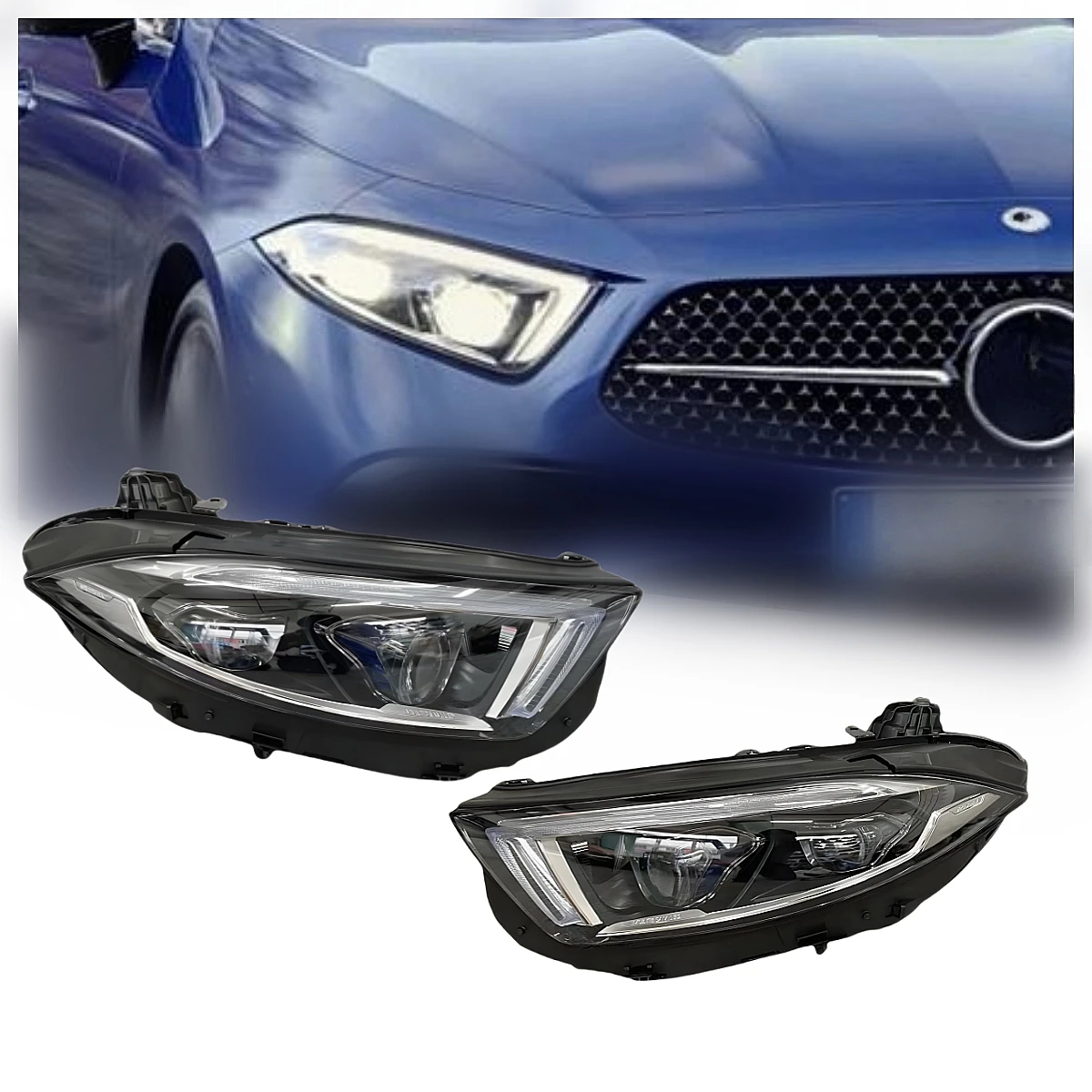 

Для системы автомобильного освещения CLS W257: светодиодные фары, ксеноновые фары, оригинальные фары