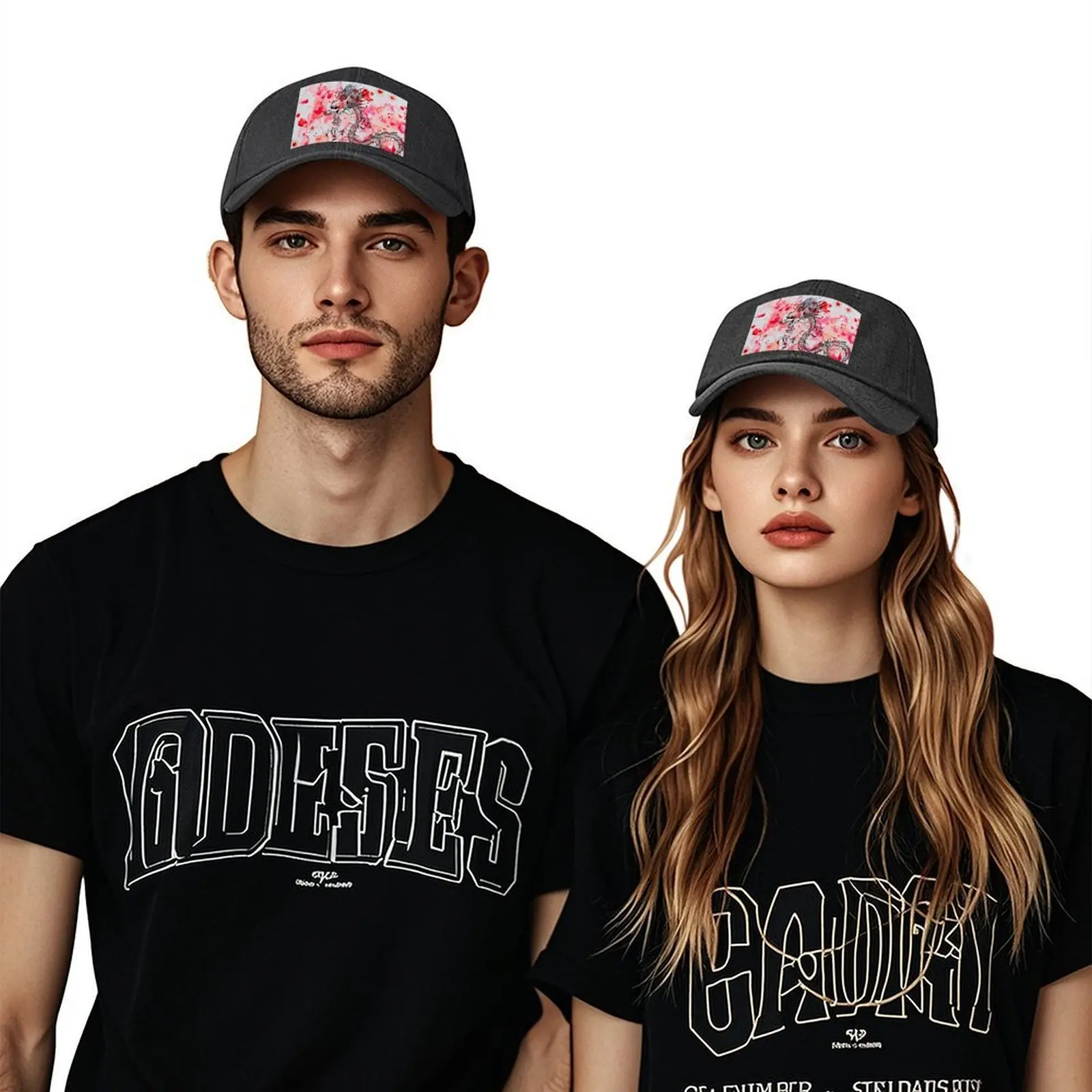 أحلام الرقص التنانين - YLM_arts قبعة بيسبول قبعة جولف قبعة شتوية للحماية من الأشعة فوق البنفسجية قبعة شمسية قبعات بنات غربية للرجال