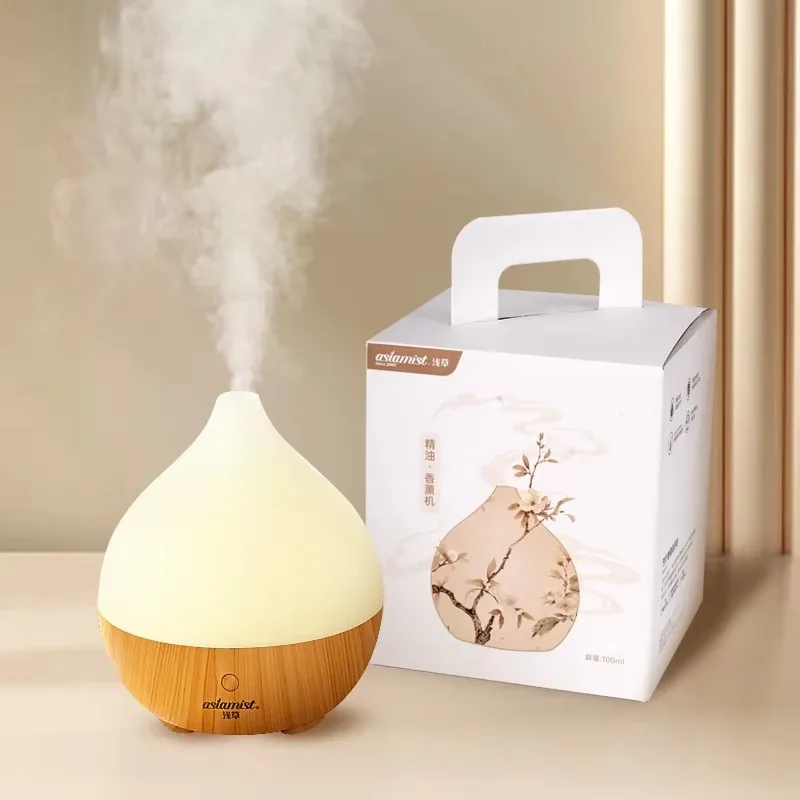 ‌Aromatherapy Essential Oil Diffuser | 7-Color LED Humidifier, Compact Mist Machine for Bedroom & Home Spa Relaxation