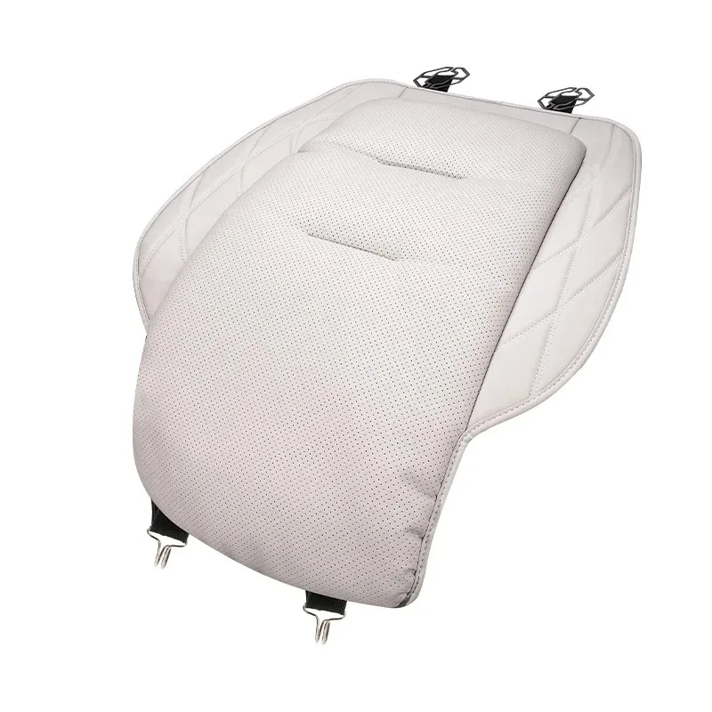 Nappa leather Car Seat Cover Soft Auto Seat Cushion Chair Protector Pad For Hyundai Santa Fe Sonata Tucson Kona I30 IX25 IX35