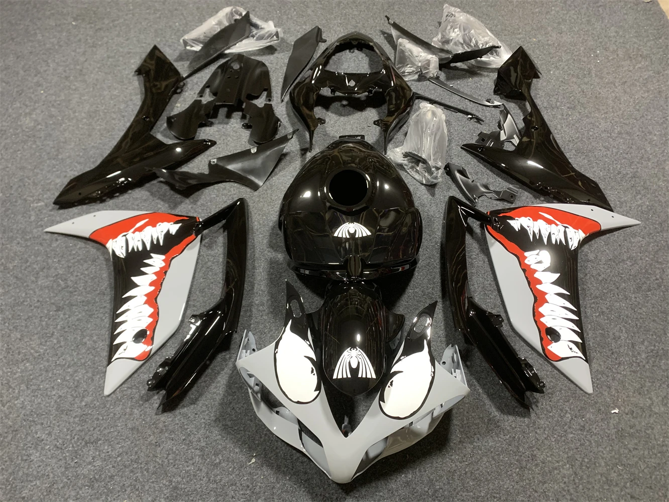 Motorfiets volledige kuip kit fit voor Yamaha YZF YZFR1 07 08 R1 2007 2008 Body Shell Kit ABS Plastic stroomlijnkappen carrosserie kits