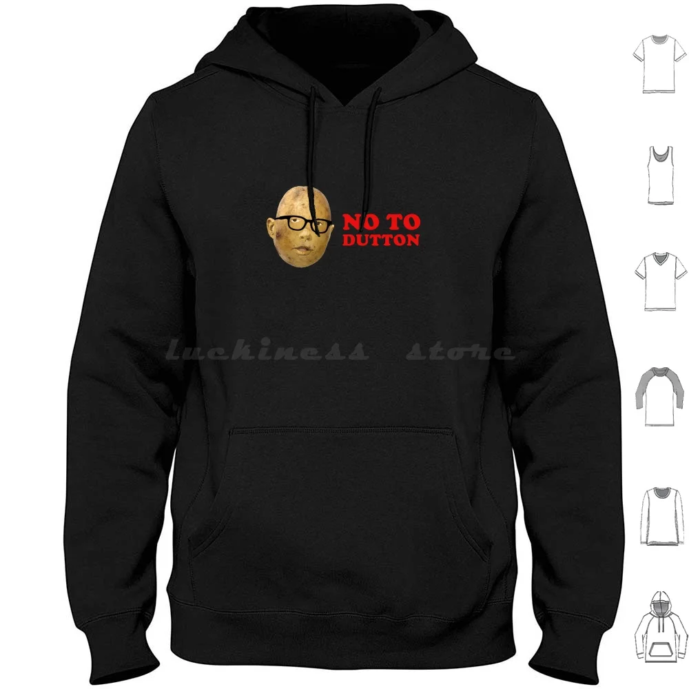 Say No To Peter Dutton Potato Hoodies Long Sleeve Yes Voice Indigenous Voice Aboriginal Voice Referendum Voice To