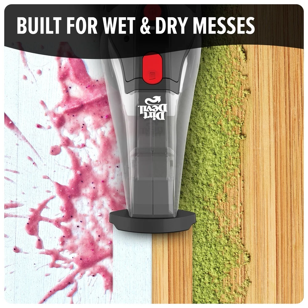 16V コードレスハンドヘルド掃除機ポータブルウェットドライ吸引軽量充電式簡単に空のダストカップ複数のアタッチメント