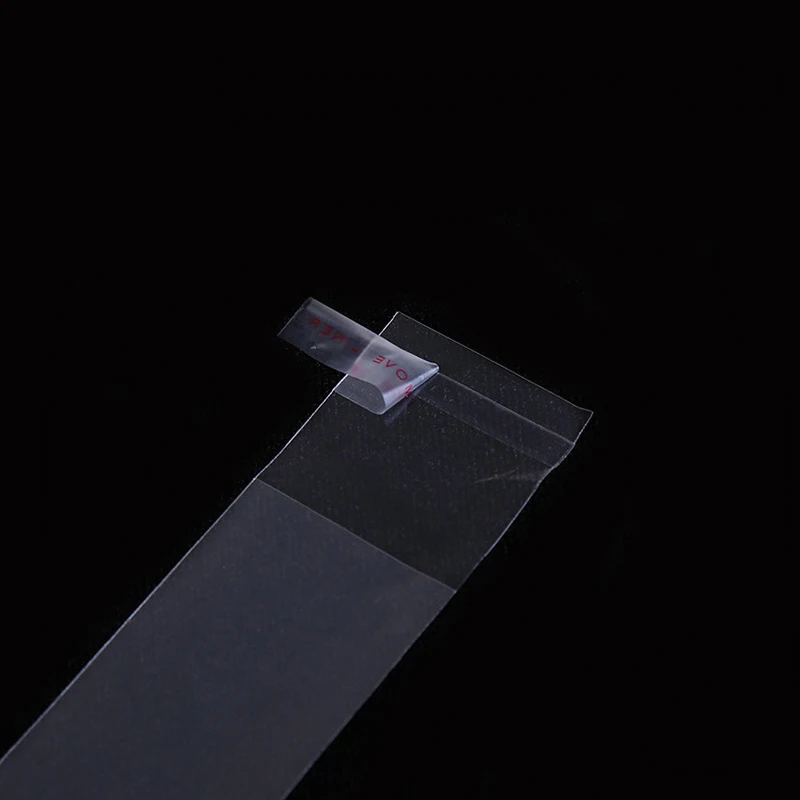 100pcs Long Transparent Plastic OPP Bags Self-adhesive Small Business DIY Pendant Necklace Bracelet Packaging Storage Pourch