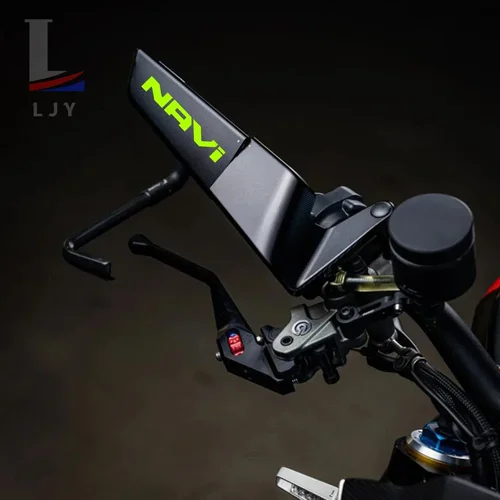 Imagen 2 del producto Para Honda NAVI110 NAVI 110 motocicleta CNC espejo retrovisor ala fija