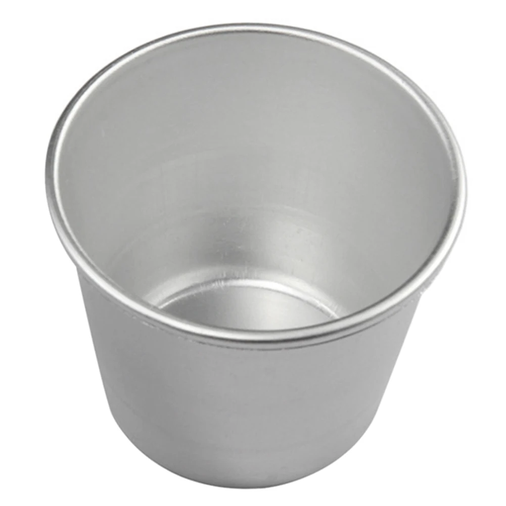 20pcs Aluminum Baking Cups Cupcake Mould Nonstick Souffle Darioles Mould for Cupcakes Pies Quiche Muffins