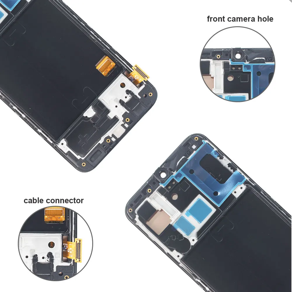 Wyświetlacz AMOLED LCD do Samsung Galaxy A40, ekran dotykowy, digitizer, zamiennik do Samsung A40 A405FN A405FM A405S, wyświetlacz LCD do telefonu. — zdjęcie produktu 6