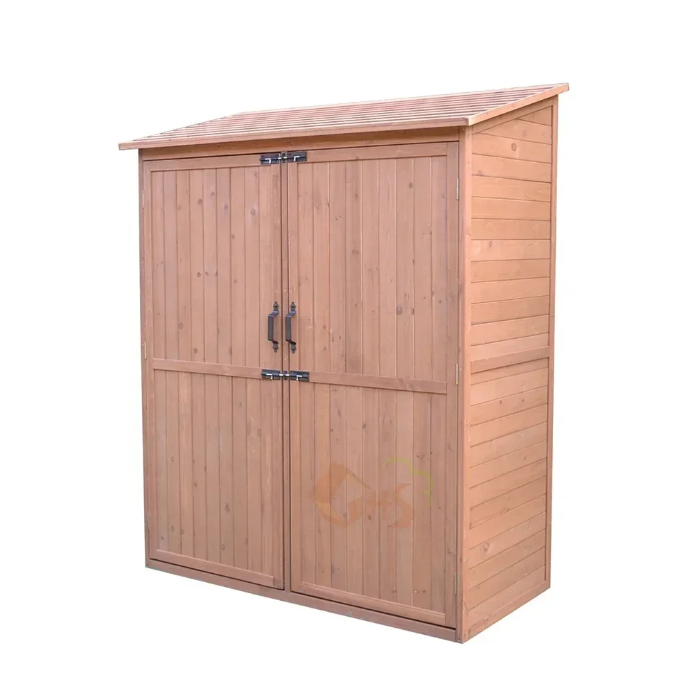 GHS outdoor garden wardrobe wooden Drawers tool storage cabinet