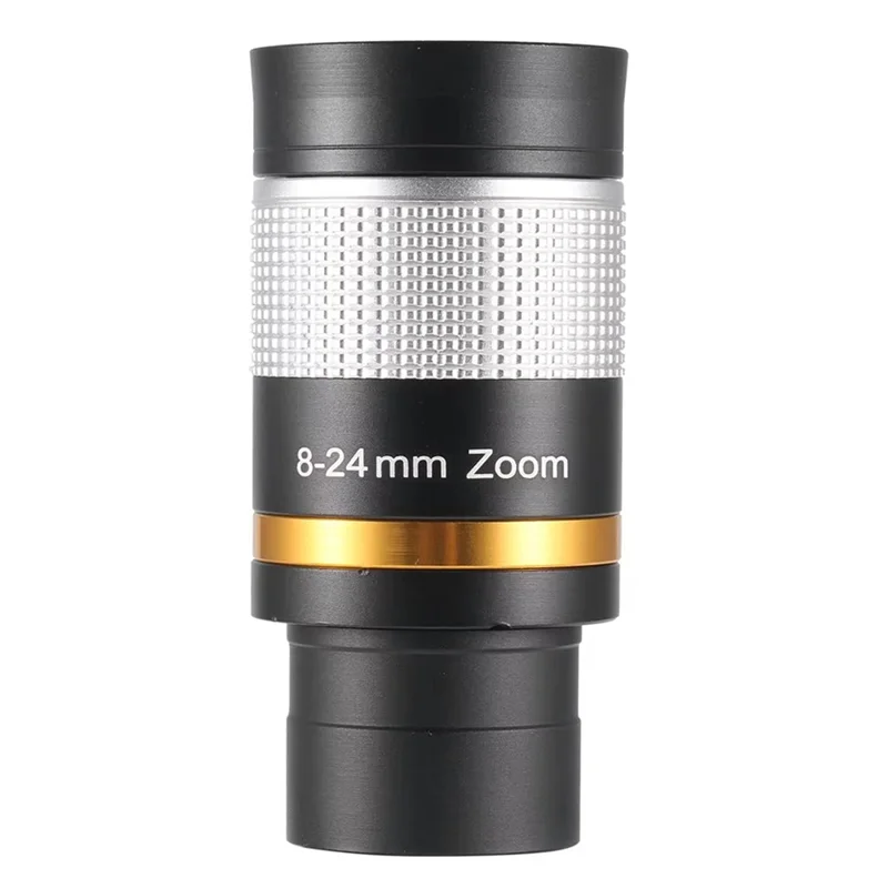 A25F-Per oculare con zoom per telescopio (8-24 mm) Lente ottica multistrato Messa a fuoco regolabile per accessori per l'osservazione dell'astronomia stellare
