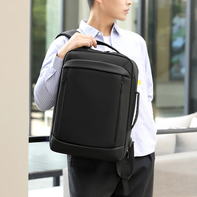

Minimalist Solid Color Backpack Bag High-End Unique Vintage Fashion For Men And Women Commuter Leisure Best