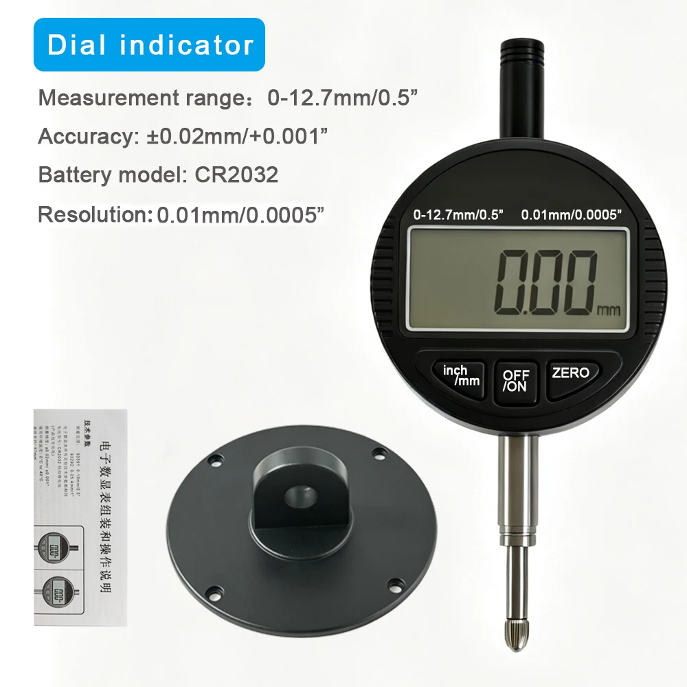 0-12,7 mm/0,5' 0-25,4 mm/1' Messbereich Digitaler Messschieber Präzisionswerkzeug 0,01 mm/0,005' 0,001 mm/0,0005' Prüfwerkzeuge – Detail 10