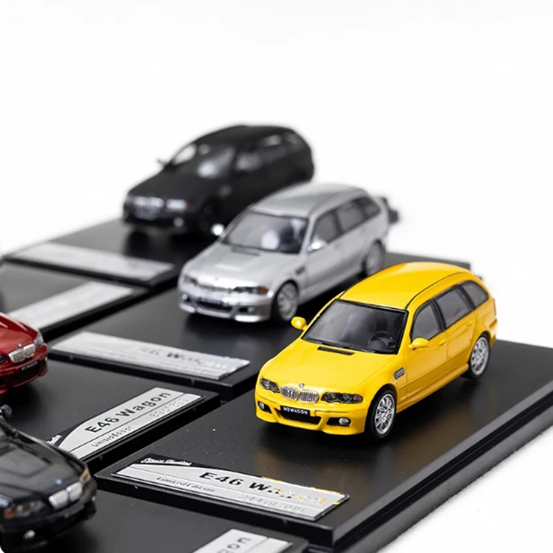 Stance Hunters SH Alloy 1:64 E46 Wagon Car Model Adult Classic Collection Static Display Gift Ornament