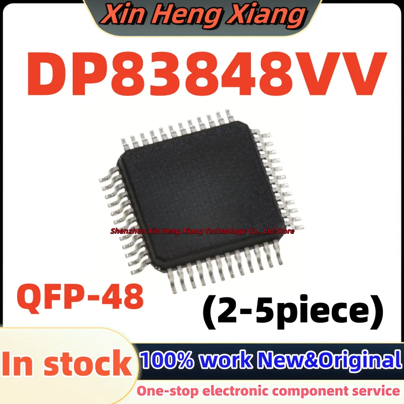 (2-5pcs) DP83848VV DP83848CVV DP83848CVVX DP83848 QFP-48