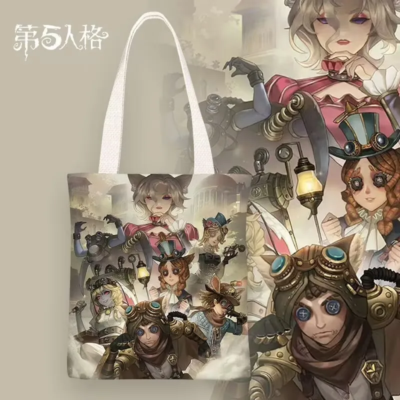 Женская холщовая сумка The Fifth Personality, связанная в стиле аниме, простая женская сумка на одно плечо, новый стиль 2025 года.